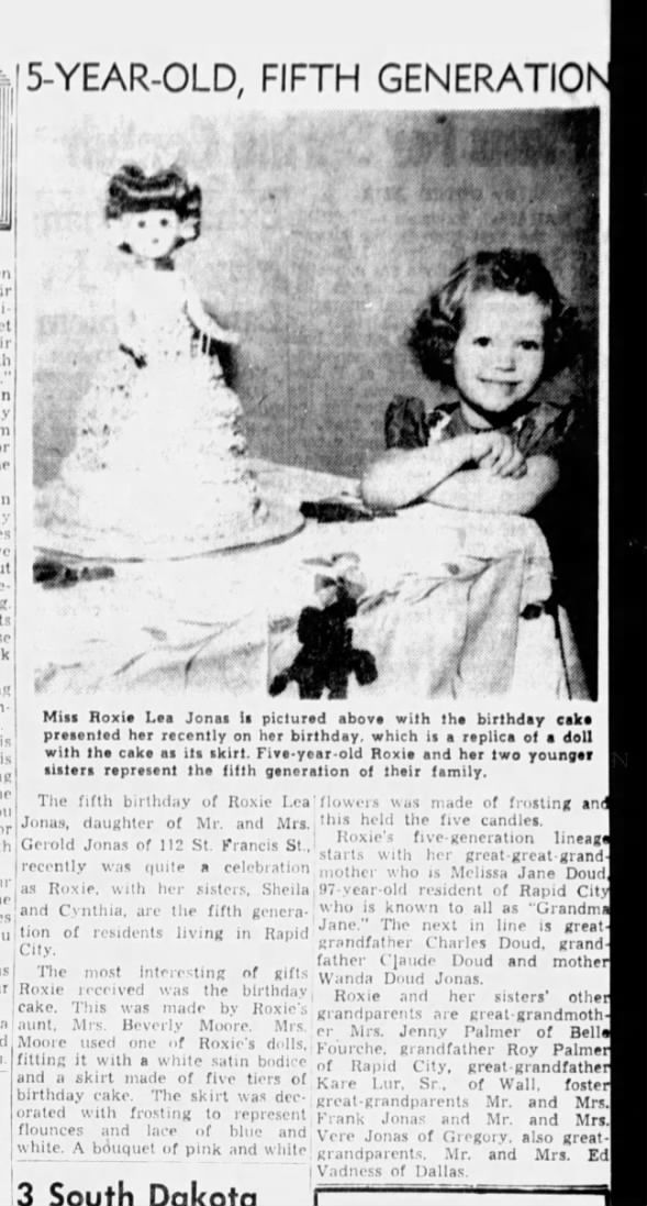 Clipping from Rapid City Journal